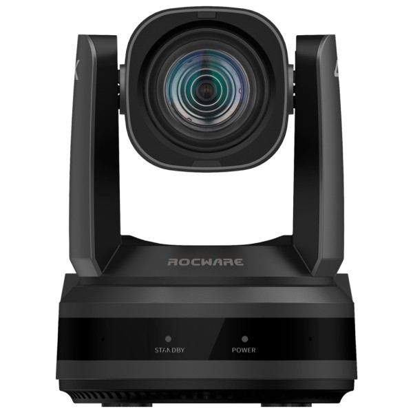 ROCWARE ROC-RC841UX Camera PTZ - 4K Resolução - 80.8º Ângulo de visão - Zoom óptico 12x - Quadro automático - PoE +
