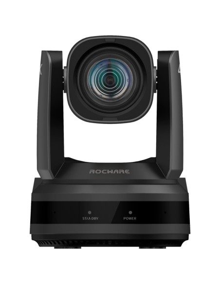 ROCWARE ROC-RC841UX Camera PTZ - 4K Resolução - 80.8º Ângulo de visão - Zoom óptico 12x - Quadro automático - PoE +