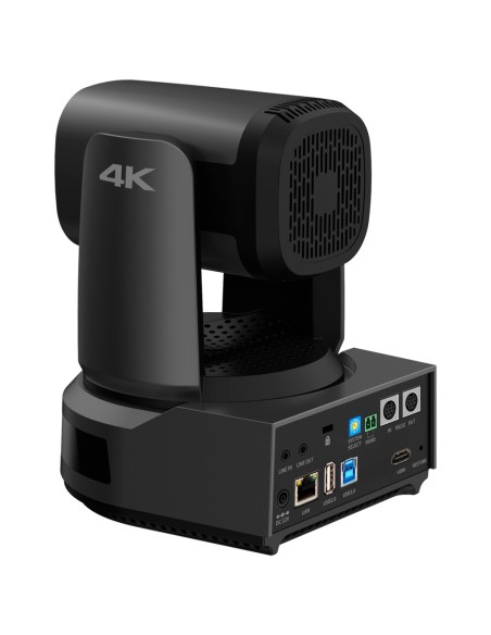 ROCWARE ROC-RC841UX Camera PTZ - 4K Resolução - 80.8º Ângulo de visão - Zoom óptico 12x - Quadro automático - PoE +
