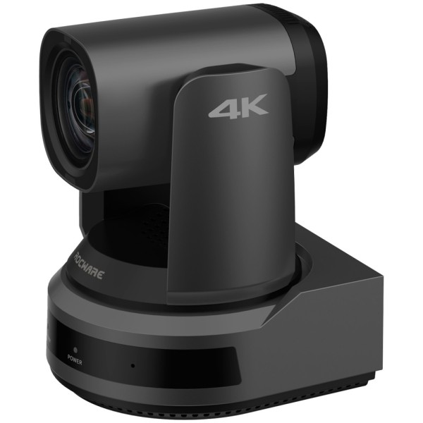 ROCWARE ROC-RC841UX Camera PTZ - 4K Resolução - 80.8º Ângulo de visão - Zoom óptico 12x - Quadro automático - PoE +