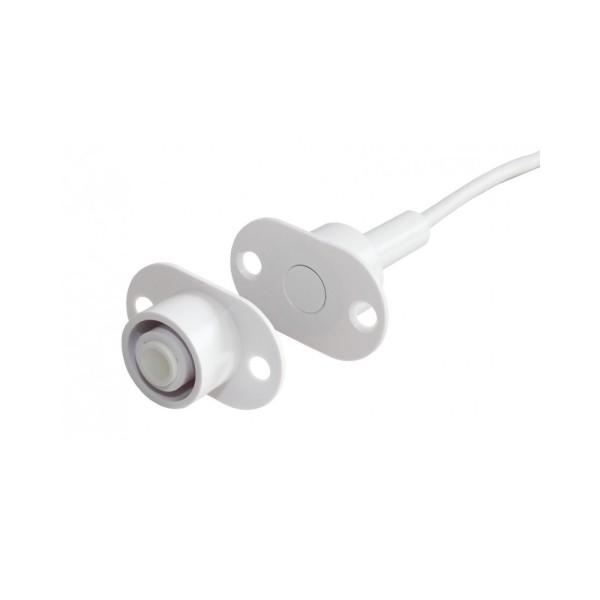 Acheter ALARMTECH DEM-1582 contact magnétique encastrable ALARMTECH avec 2 mètres de câble blanc à 4 fils