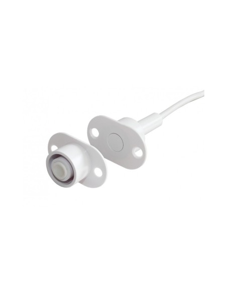 Acquistare ALARMTECH DEM-1582 Contatto magnetico da incasso ALARMTECH con 2 metri di cavo bianco a 4 fili