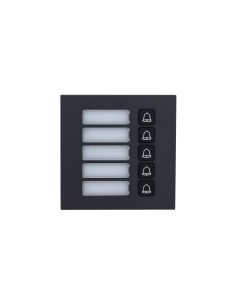 Dahua Dahua-3102 DHI-Vto4202FB-MB5 Módulo Pushbook Dahua com 5 botões para sistema de entrada de porta IP