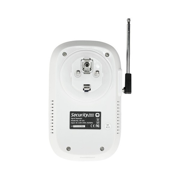 Acquista CHUANGO RT-101 Ripetitore wireless - Compatibile con pannelli e rilevatori - Antenna esterna - Distanza di trasmissione