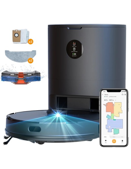 Comprar IMOU RV-L21S-A-IMOU Imou Robot Aspirador RV1 Pro Max - 6500Pa / 6400 mAh - Barrido, Aspirado y Mopeado - Autolimpiado - 