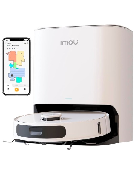 Imou rv-l31-c-11-imou robô robô robô aspirador de pó RV3 - 8500PA / 6400 mah - varredura, aspiração e mopeado - auto-empate - CA