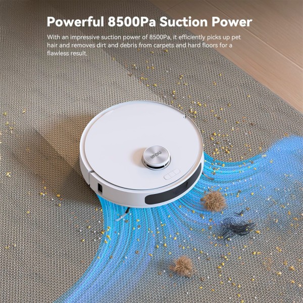 Comprar IMOU RV-L31-C-11-IMOU Imou Robot Aspirador RV3 - 8500Pa / 6400 mAh - Barrido, Aspirado y Mopeado - Autolimpiado - Estaci