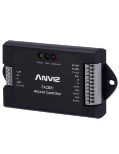 Anviz Sac921 Access Controller - Cartão ou Pin - 1 Porta | Comunicação TCP / IP e Wi-Fi - 1 leitor por Wiegand | 2 leitores 