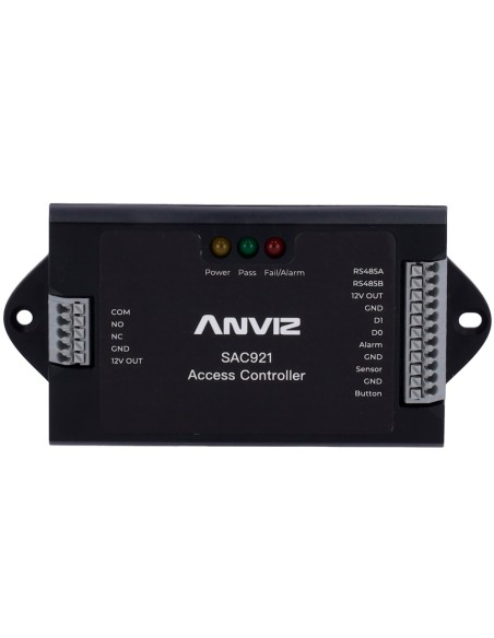 Comprar ANVIZ SAC921 Controladora de acceso - Tarjeta o PIN - 1 puerta | Comunicación TCP/IP y WiFi - 1 lector por Wiegand | 2 l