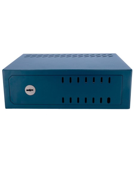 OEM SACKBOX-DVR-15 Seguro para DVR - específico para CCTV - para 1U Rack DVR - Bloqueio mecânico - com ventilação e 