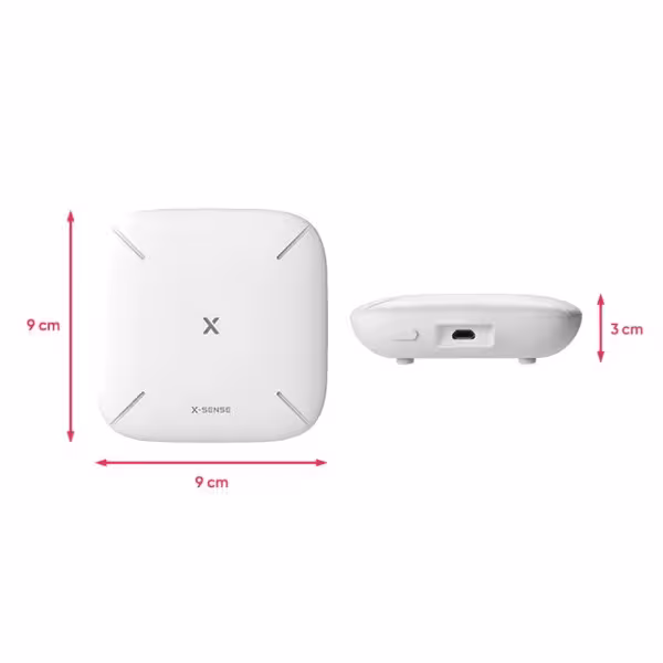 Kaufen Sie X-SENSE SBS50 Hub für die X-Sense-Kommunikation – Ermöglicht das Verbinden von 50 Meldern im selben Netzwerk – Steuer
