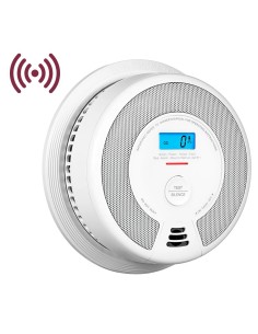 Comprar X-SENSE SC07-W Detector de CO y humo autónomo X-Sense - Permite conectar 24 detectores por RF 868MHz - Duración de la ba