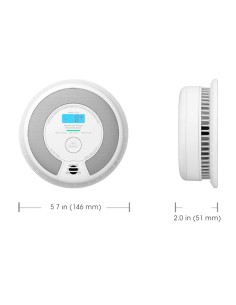 X-Sense SC07-W autônomo CO e detector de fumaça X-Sense - Permite conectar 24 Detectores de 24 RF 868MHz - Bateria Vida 10 2