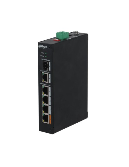 Dahua Dahua-1805N DH-PFS3106-4ET-PFS3106-4ET-60-V2 Interruptor Dahua Não-Manageenable 4 PoE + 2 Gigabit Combo