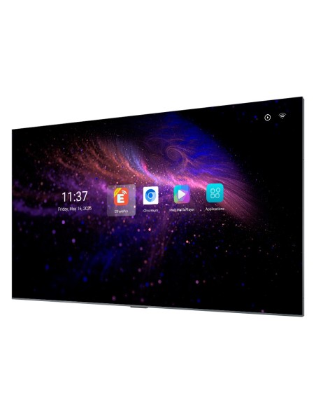 Comprar SAFIRE SF-115X80 Monitor 115" 4K - App gratuita para compartir pantalla - Funcionamiento 16/7 - Soporte a pared inc