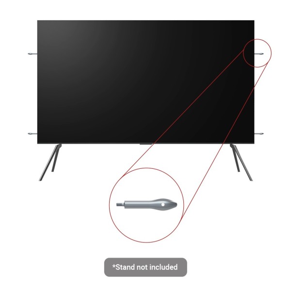 Acheter SAFIRE SF-115X80 Moniteur 115" 4K - Application gratuite pour partager l’écran - Fonctionnement 16/7 - Support mural inc