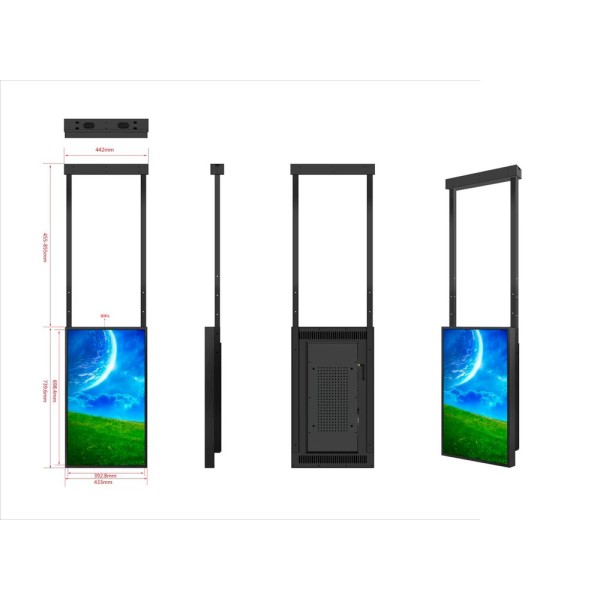 Comprar SAFIRE SF-32WF-HB Soporte a techo - Compatible con SF-32WF35-FHD - Distancia a techo 555-855 mm SF-32WF-HB