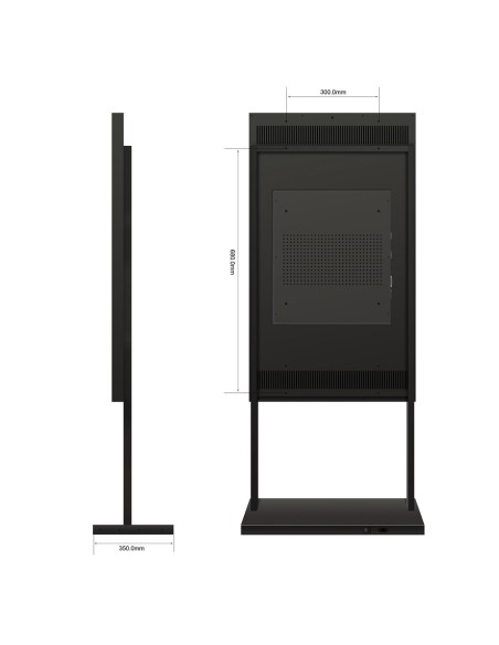 Comprare SAFIRE SF-43WF-FB Supporto da pavimento - Compatibile con SF-43WF35-FHD - Altezza 1.820 mm (con monitor)