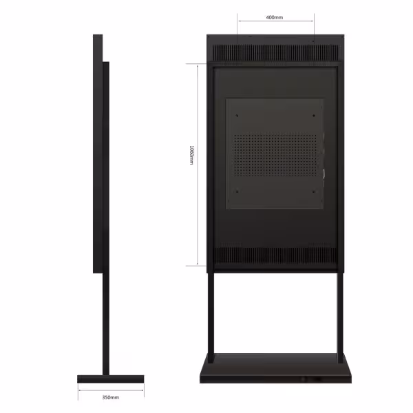 Acheter SAFIRE SF-55WF-FB Support sur pied - Compatible avec SF-55WF50-4K - Hauteur 1 825 mm (avec moniteur)
