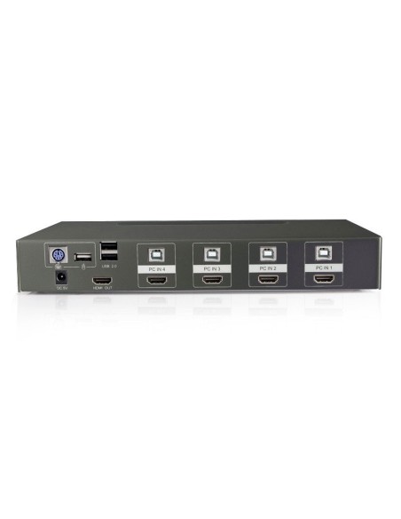 Interruptor de 4 portas Sam-4516n Sam-4516n com conexões HDMI e USB