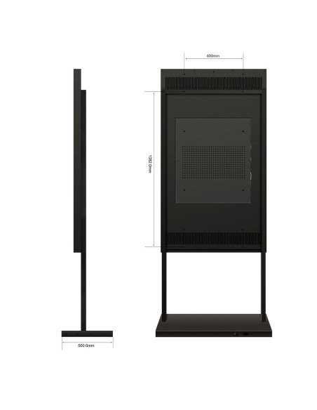 Acheter SAFIRE SF-75WF-FB Support de pied - Compatible avec SF-75WF50-4K - Hauteur 2 031 mm (avec moniteur)