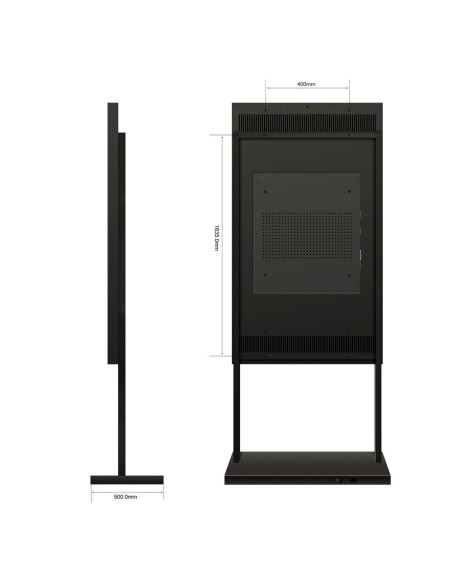 Acquistare SAFIRE SF-86WF-FB Supporto da pavimento - Compatibile con SF-86WF35-4K - Altezza 2.245 mm (con monitor)