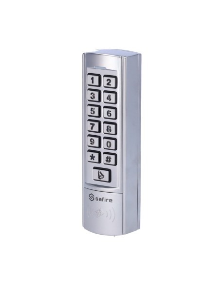 SIB SF-AC106 Controle de Acesso Autônomo - Em e Pin Card Access - Relé Saída, Botão e Bell - Wiegand 26 | Design 