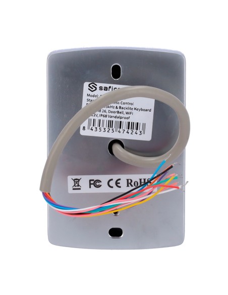 Sib SF-AC109-WIFI Controle de acesso autônomo - Acesso por cartão em cartão, PIN e APP - saída de relé, botão e anel - Wiegand 2