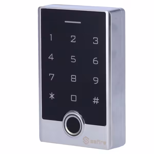 Comprar SAFIRE SF-AC122-F-WIFI Control de acceso autónomo - Acceso por huella, tarjeta EM, PIN y APP - Salida de relé y pulsador