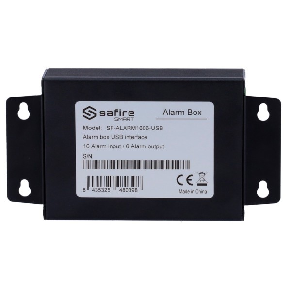 Comprar SAFIRE SMART SF-ALARM1606-USB Safire Smart - Caja de entradas y salidas de alarma - 16 Entradas de alarma - 6 Salidas de