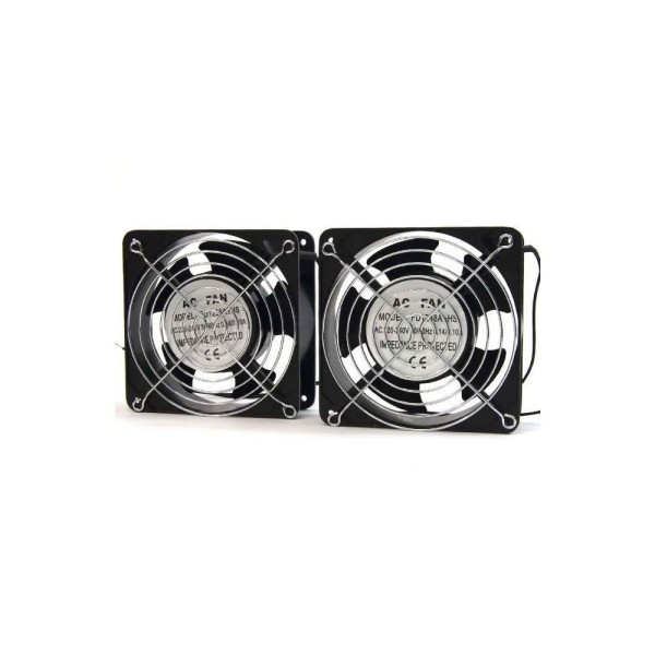 Por Demes Sam-6703 Sam-6703 Double Fan de 120 mm para gabinete de rack