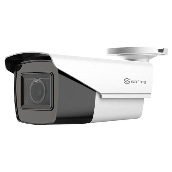 Safire SF-B788ZP-5E Camera Bullet HDTVI Safire Eco-Range - 5 MPX Alto Desempenho CMOS - Lente motorizada 2.7 ~ 13,5 mm - Intelig