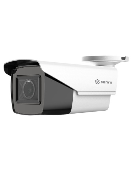 Safire SF-B788ZP-5E Camera Bullet HDTVI Safire Eco-Range - 5 MPX Alto Desempenho CMOS - Lente motorizada 2.7 ~ 13,5 mm - Intelig