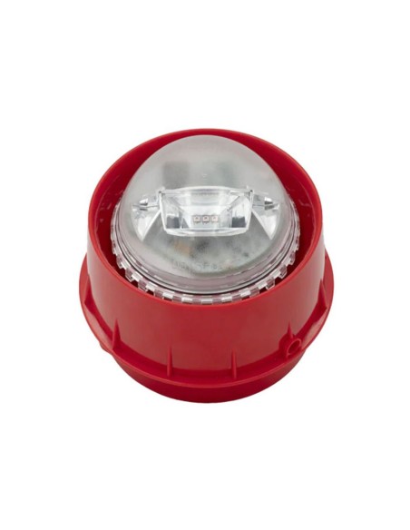 Notifier Notifier-770 NRX-WSF-RR Sirene Vermelha via rádio com flash vermelho