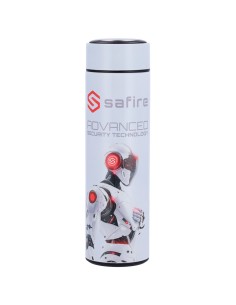 Safire SF-Bottle-robot Safire - Garrafa - cor branca - Anel selado - aço inoxidável 304 2