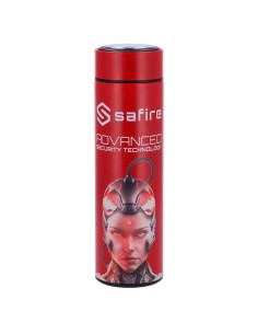 Comprar SAFIRE SF-BOTTLE-WOMAN Safire - Botella - Color rojo - Anillo de sellado - Acero inoxidable 304 SF-BOTTLE-WOMAN 2