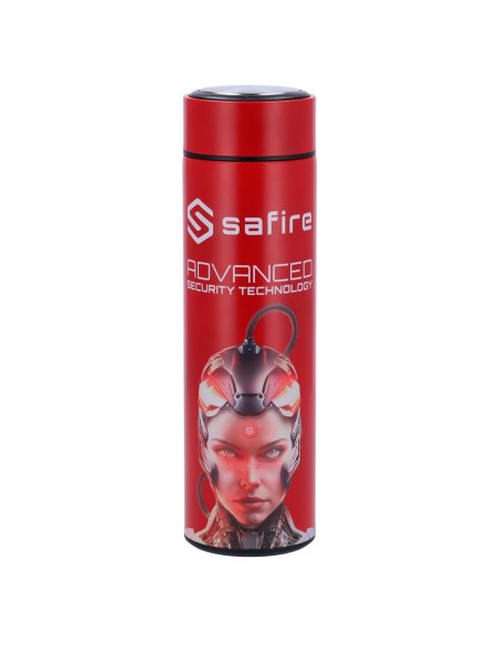 Comprar SAFIRE SF-BOTTLE-WOMAN Safire - Botella - Color rojo - Anillo de sellado - Acero inoxidable 304 SF-BOTTLE-WOMAN