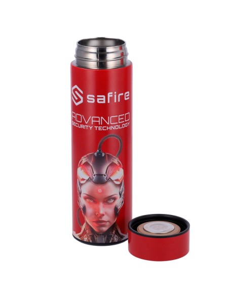 Comprar SAFIRE SF-BOTTLE-WOMAN Safire - Botella - Color rojo - Anillo de sellado - Acero inoxidable 304 SF-BOTTLE-WOMAN