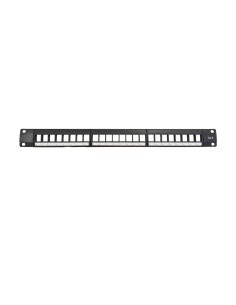 Por Demes Sam-6755 SAM-6755 CASSE PORTE FTP CAT 6 de 24 portas para 12 "gabinetes de rack