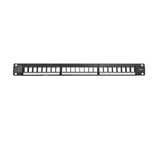 Por Demes Sam-6755 SAM-6755 CASSE PORTE FTP CAT 6 de 24 portas para 12 "gabinetes de rack