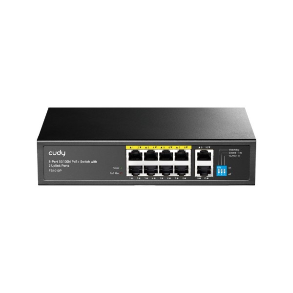 Acquista CUDY CUDY-6 Switch a 8 porte PoE+ 10/100M