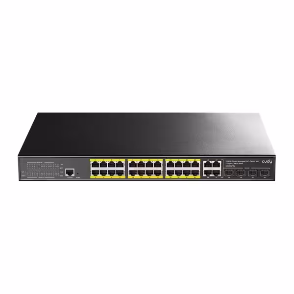Kaufen Sie CUDY CUDY-19 PoE+ L2-Gigabit-Switch mit 24 Ports und 4 Combo-Ports