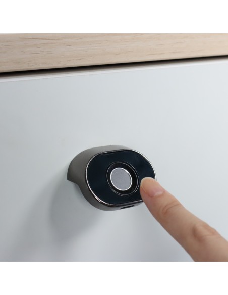 Safire SF-Cabinetlock-F-app Smart Lockpadpot Lock - ID de pegada ou app - Food 4 x AA | Conex