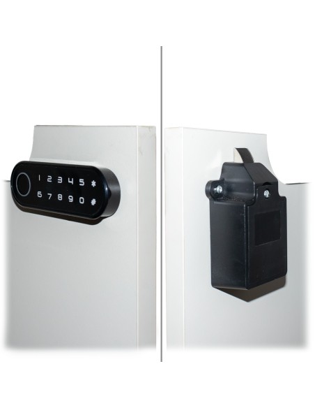 Comprar SAFIRE SF-CABINETLOCK-FK-PUBLIC Cerradura inteligente para taquillas - Identificación por huella o contraseña - Alimenta