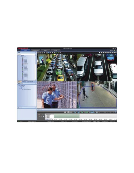 Honeywell Honeywell-355 HNMSWVMS Software MaxPro VMS Base com 64 canais