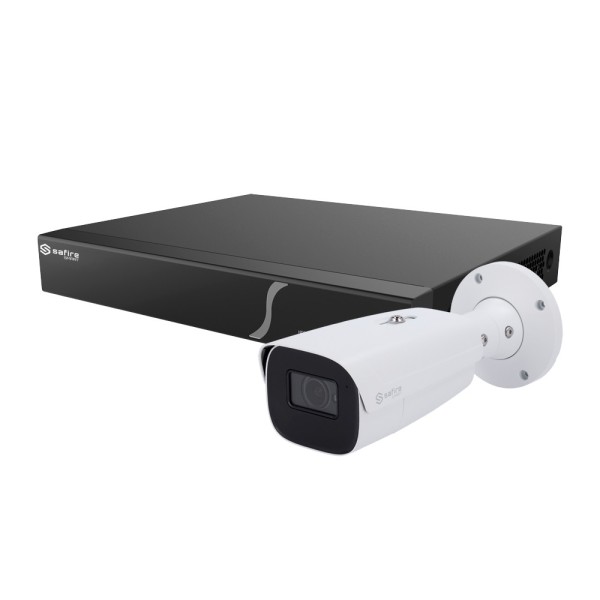 Comprar SAFIRE SMART SF-DEMOSMART-B Kit de Inteligencia Artificial Safire Smart - 1 Cámara Bullet de 4Mpx - 1 NVR de 8CH con aud