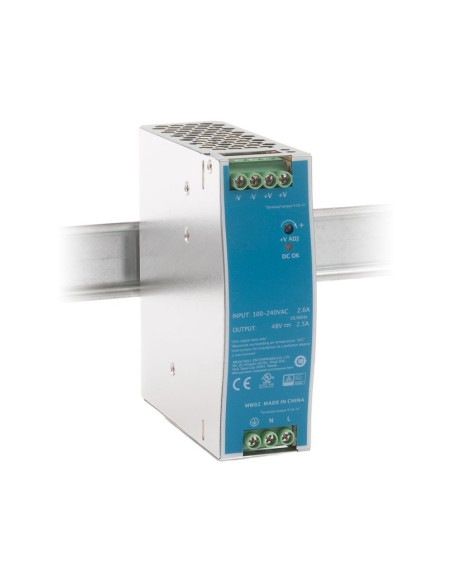 Acheter AIRSPACE SAM-6764 Alimentation 120 W / 48 VCC / 2,5 A pour rail DIN
