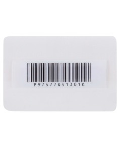 Kaufen SAFIRE SF-EASTAG-AM-SOFT-BC Elektronischer Warenschutz EAS – AM 58 kHz | 3 Resonatoren und Barcode – Etikett