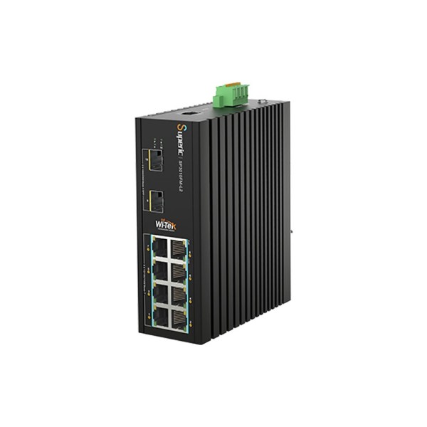 Kaufen Sie WI-TEK WITEK-0107 PoE-Switch, verwaltbarer L2 mit 8 PoE+-Gigabit-Ports + 2 SFP 2,5G