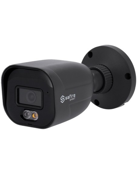 Safire Smart SF-IPB080A-4E1-DL-Cinza Safire Smart Camera Bullet IP Gama E1 IA - Cor cinza - Megapixel Resolução (2566x1440) -